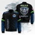 Seattle Seahawks 50 Years Anniversary Bomber Jacket - LeagueLockerGear
