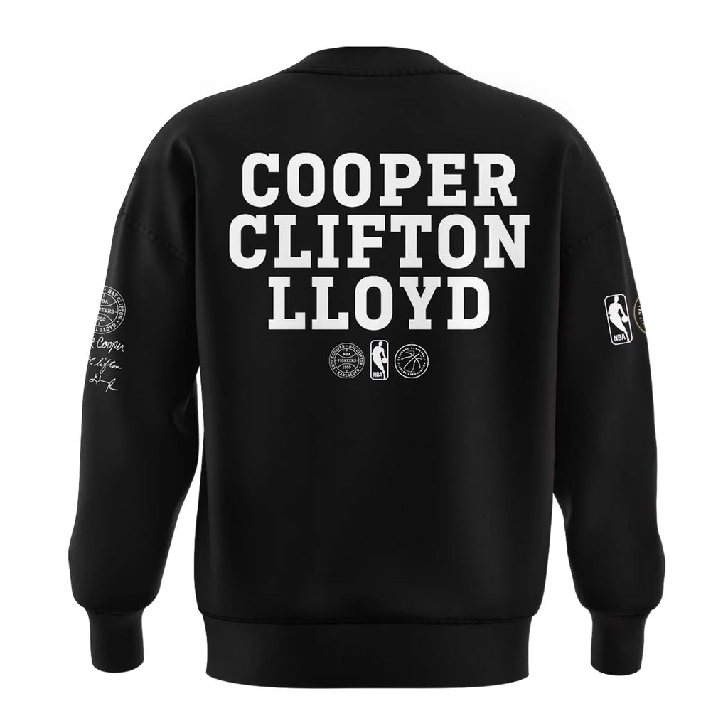 Boston Celtics NBA Pioneers 75 Cooper Clifton Lloyd Sweatshirt - LeagueLockerGear