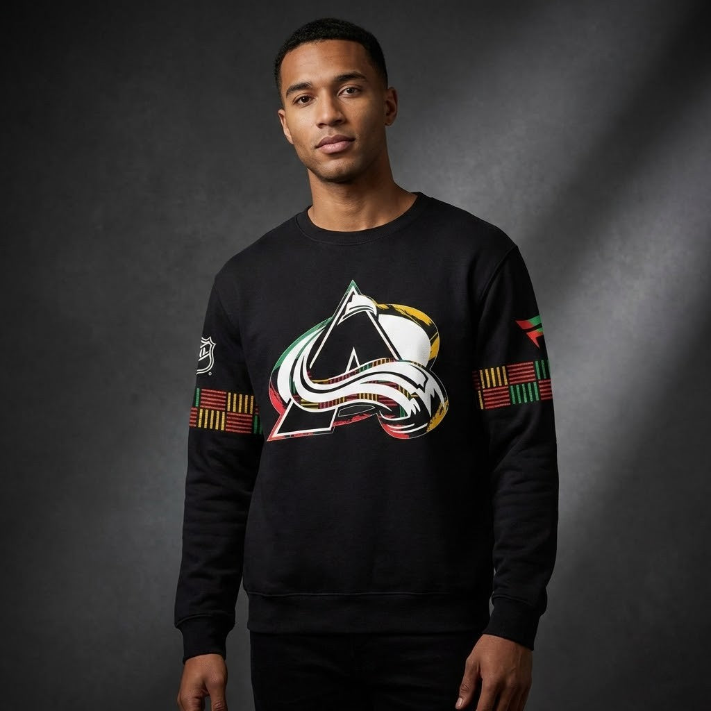 Colorado Avalanche Black History Month Sweatshirt - LeagueLockerGear