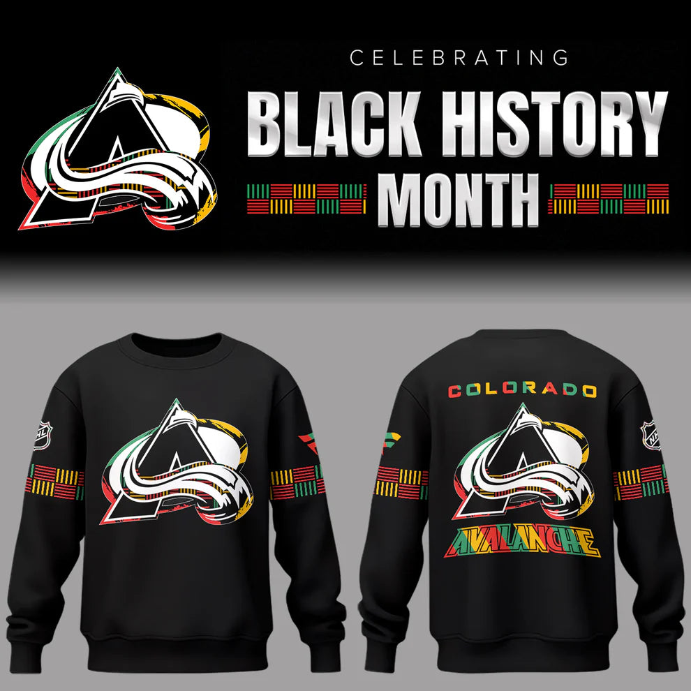 Colorado Avalanche Black History Month Sweatshirt - LeagueLockerGear