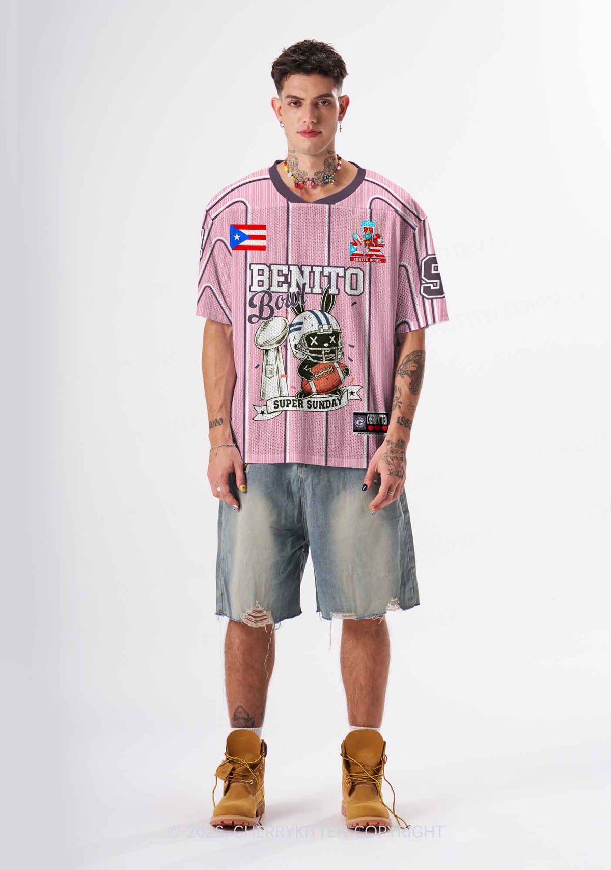Benito Bowl Super Sunday Football Jersey - LeagueLockerGear