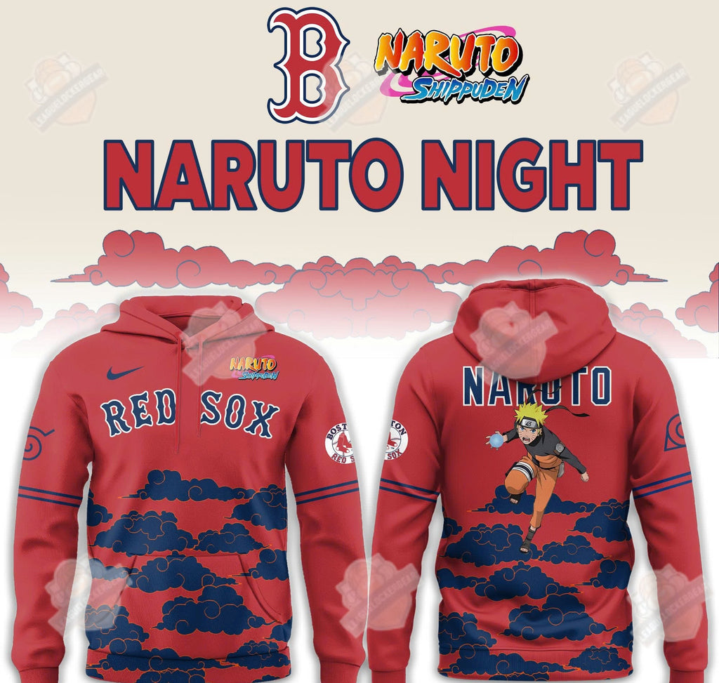 Boston Red Sox Naruto Night Hoodie - LeagueLockerGear