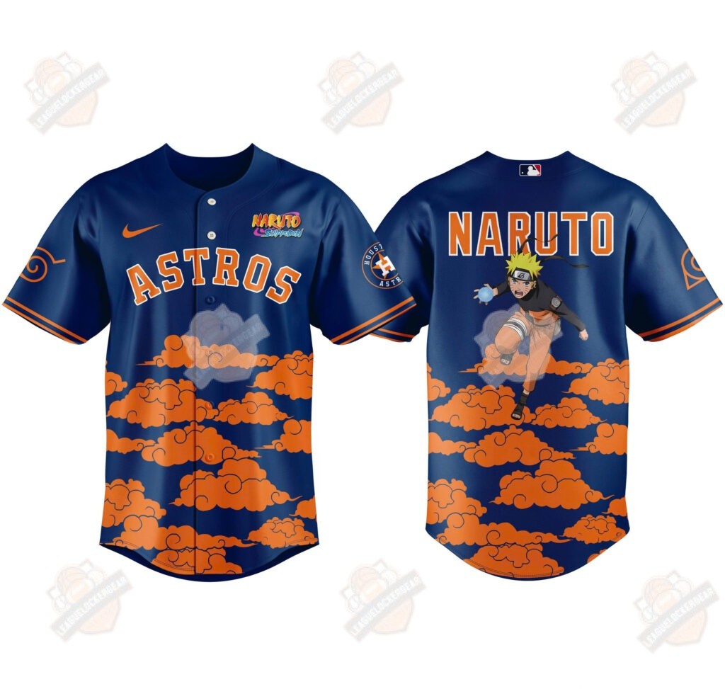 Houston Astros Naruto Night Baseball Jersey - LeagueLockerGear