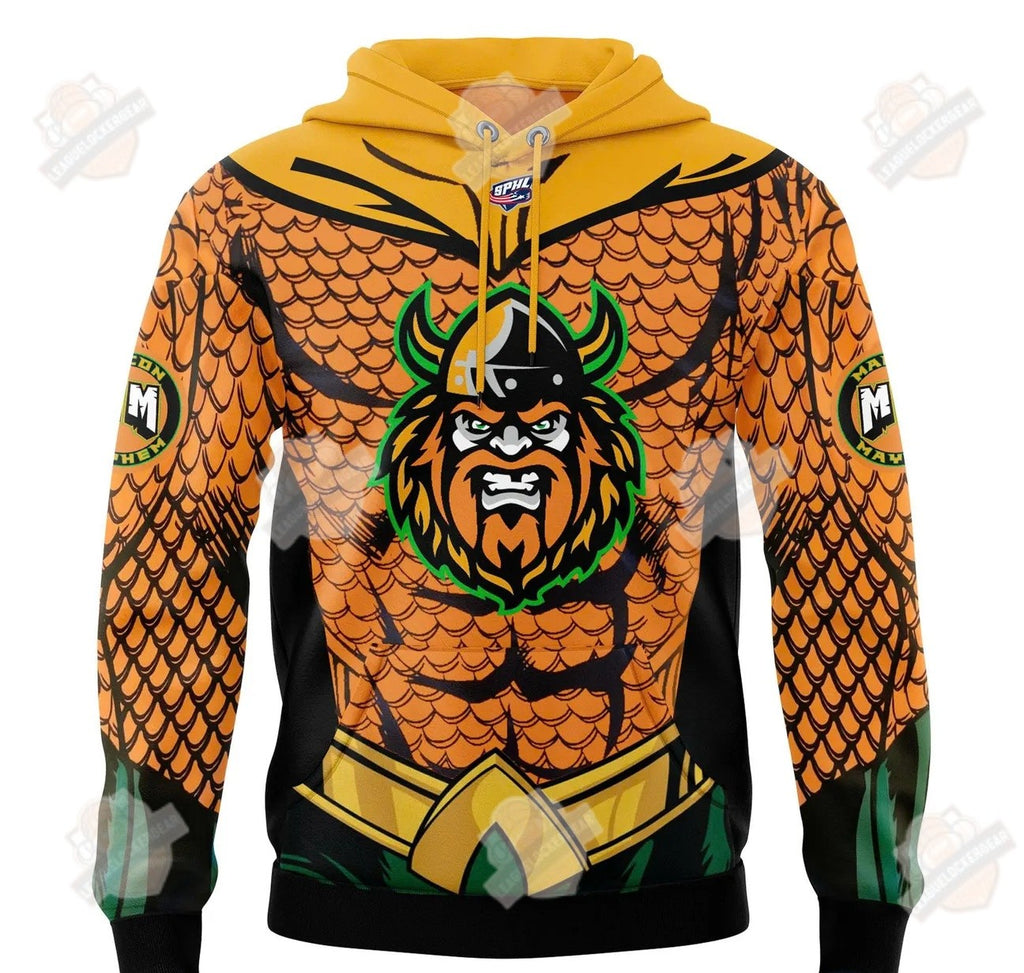 Macon Mayhem x Super Hero 2026 Hoodie - LeagueLockerGear