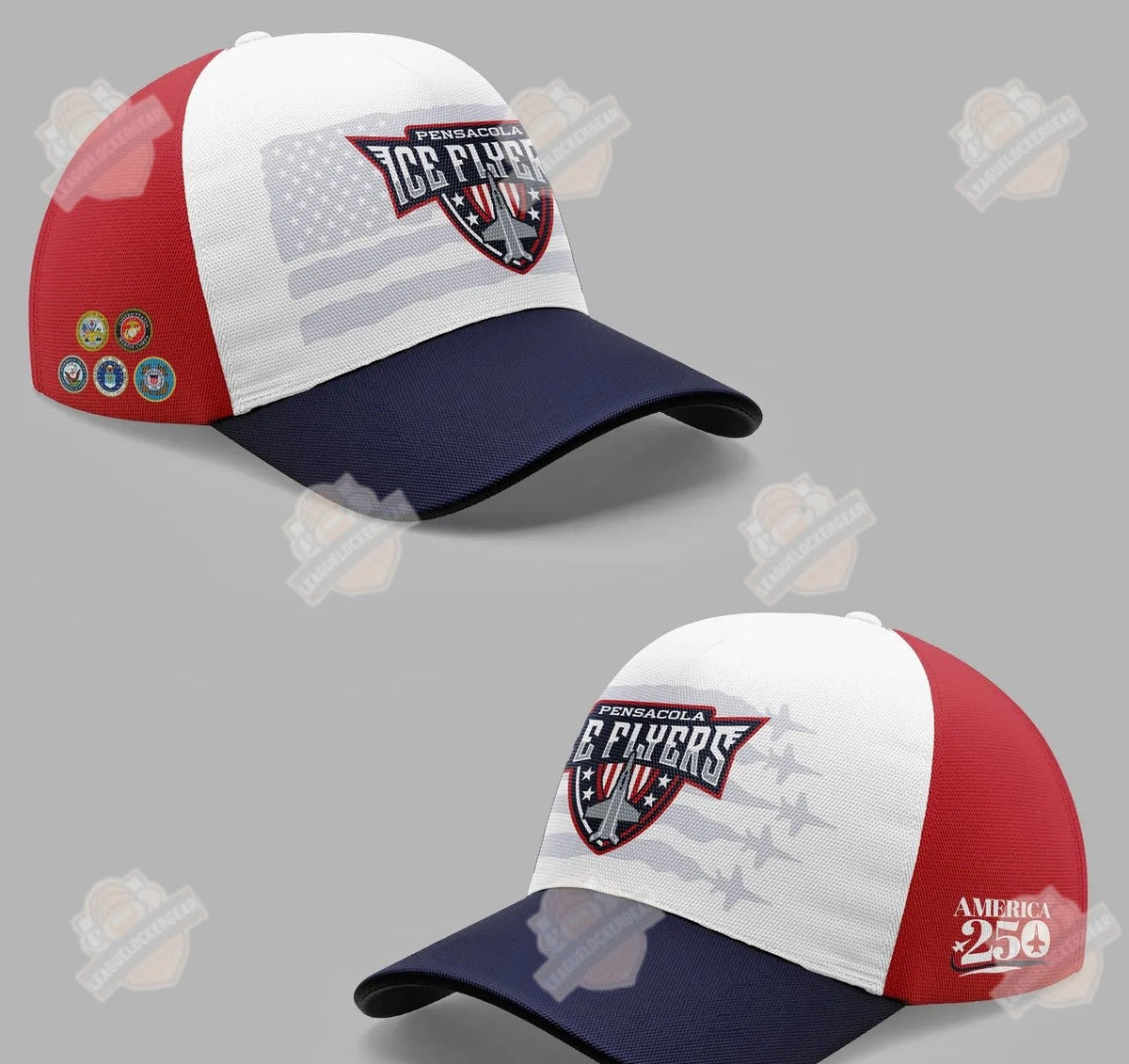 Pensacola Ice Flyers Military Appreciation America 250 Hoodie - LeagueLockerGear