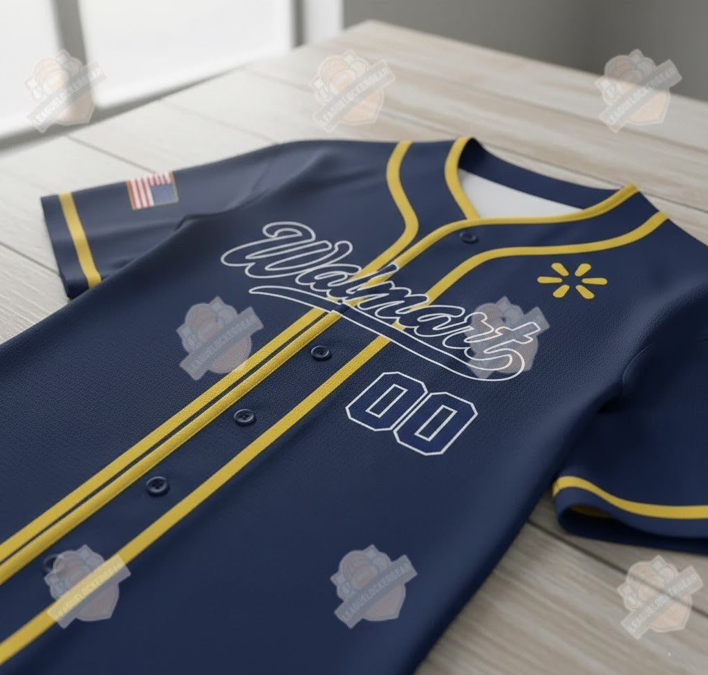 Custom Walmart Limited Edition Baseball Jersey - LeagueLockerGear