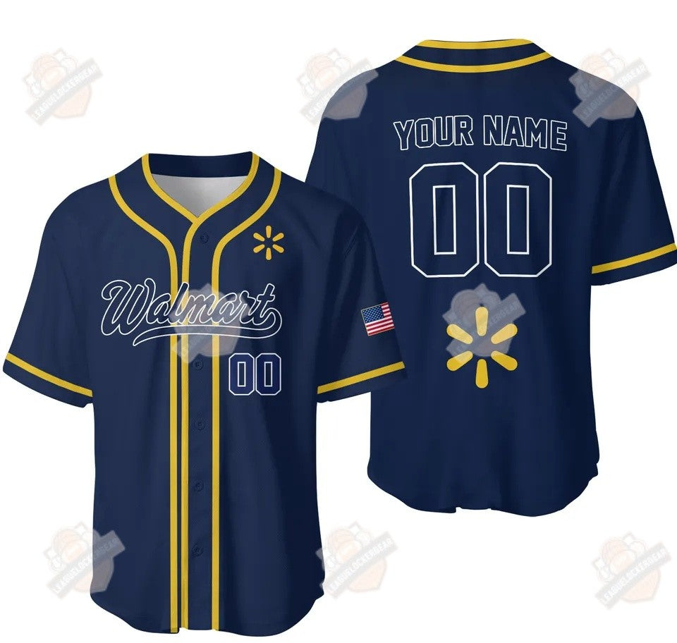 Custom Walmart Limited Edition Baseball Jersey - LeagueLockerGear