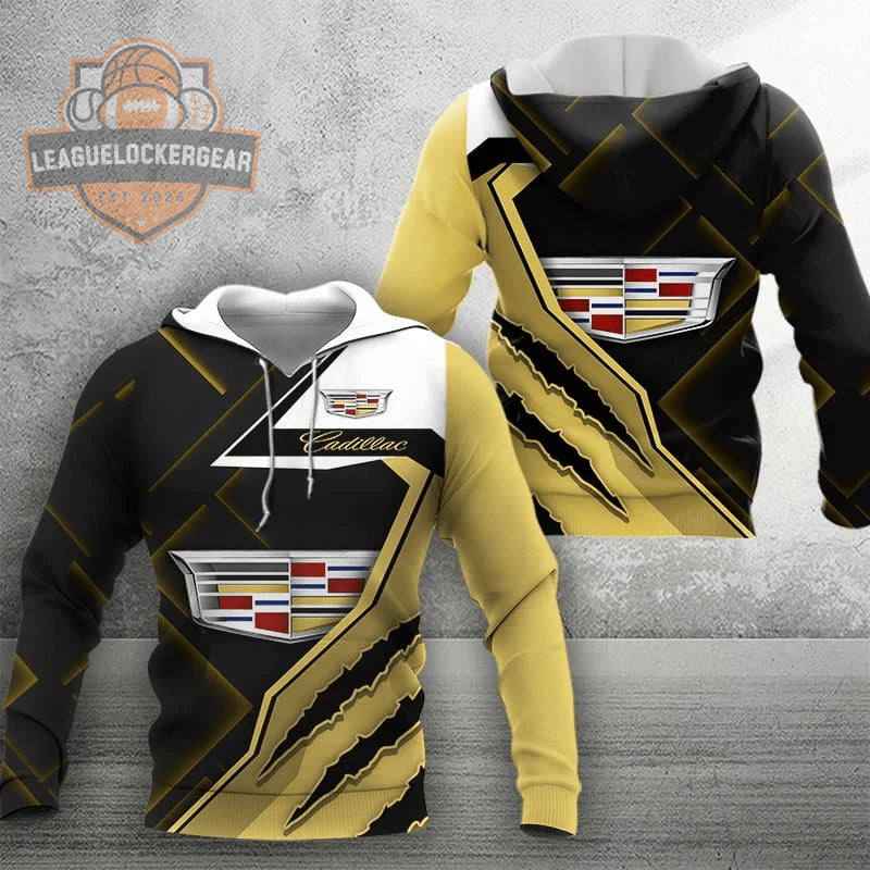 Cadillac Claw Marks 3D Hoodie - LeagueLockerGear