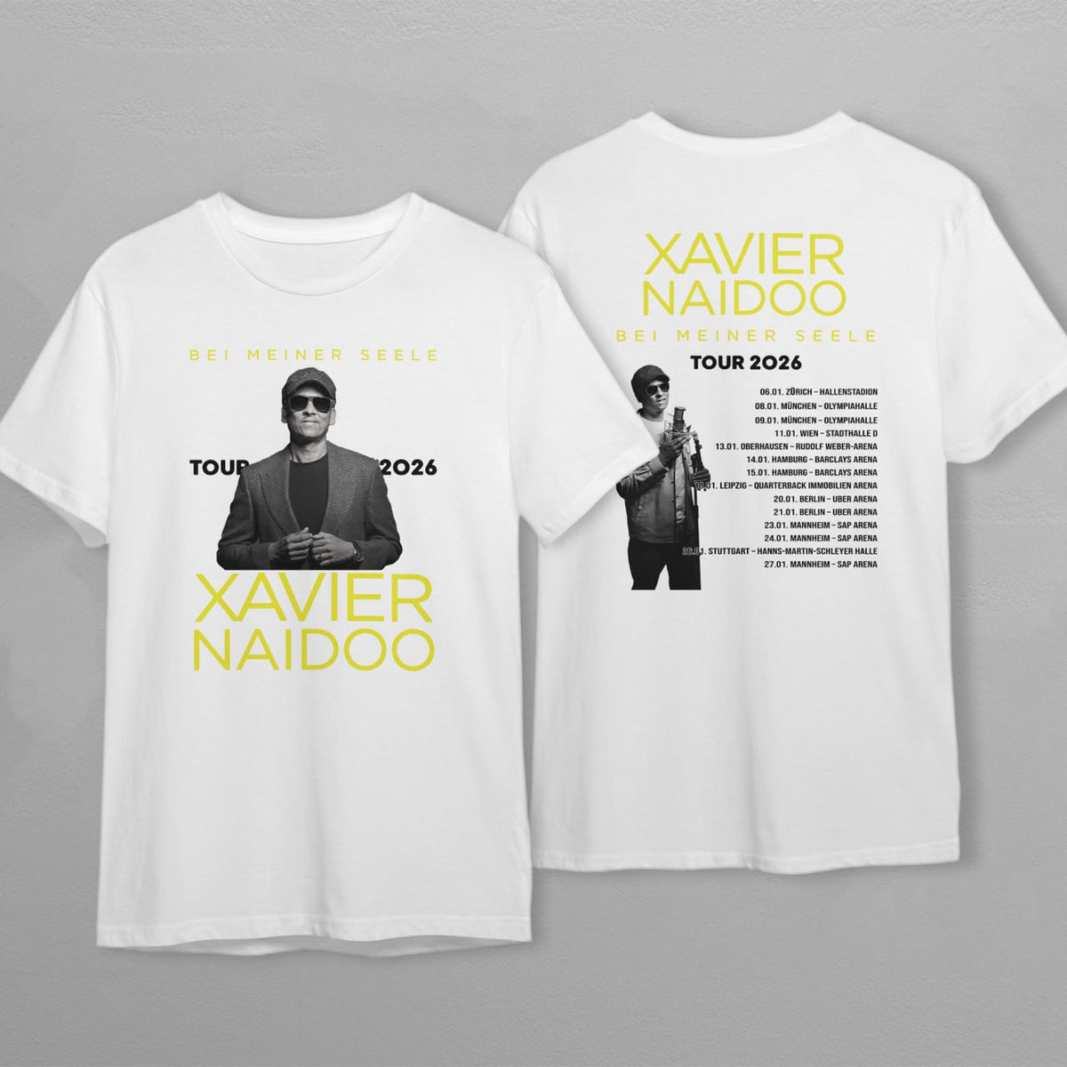Xavier Naidoo Bei Meiner Seele Tour 2026 T-Shirt - LeagueLockerGear