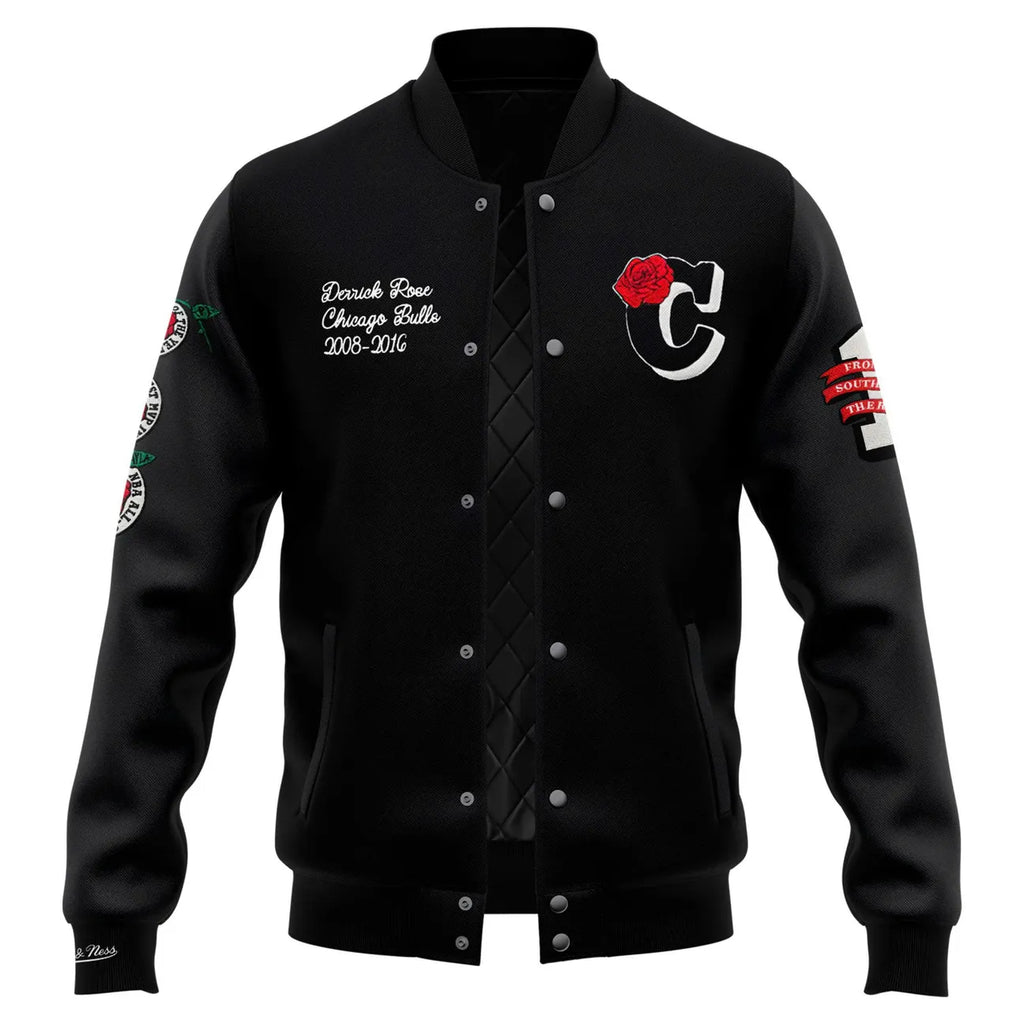 Chicago Bulls Derrick Rose Baseball 2026 Jacket - LeagueLockerGear