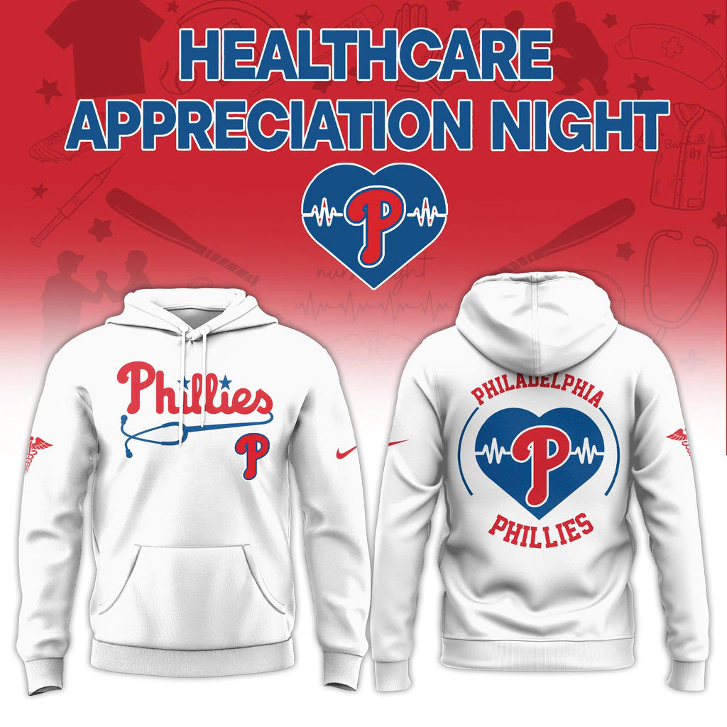 Philadelphia Phillies Healthcare Appreciation Night Hoodie - LeagueLockerGear