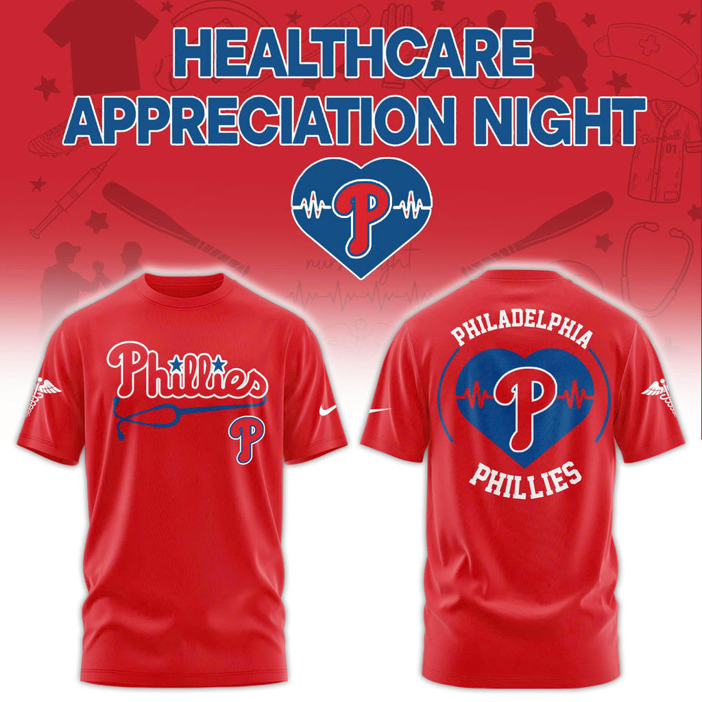 Philadelphia Phillies Healthcare Appreciation Night T-Shirt - LeagueLockerGear