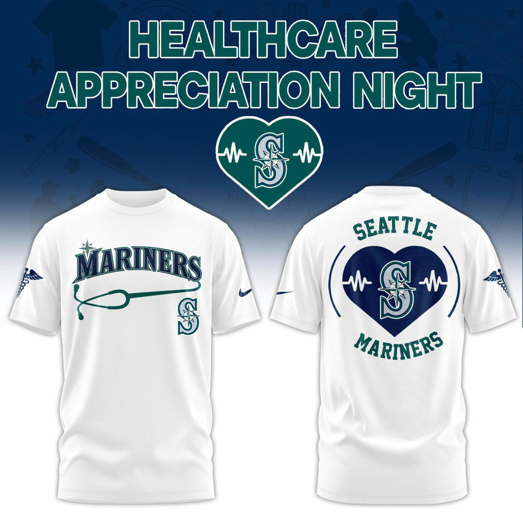 Seattle Mariners Healthcare Appreciation Night T-Shirt - LeagueLockerGear