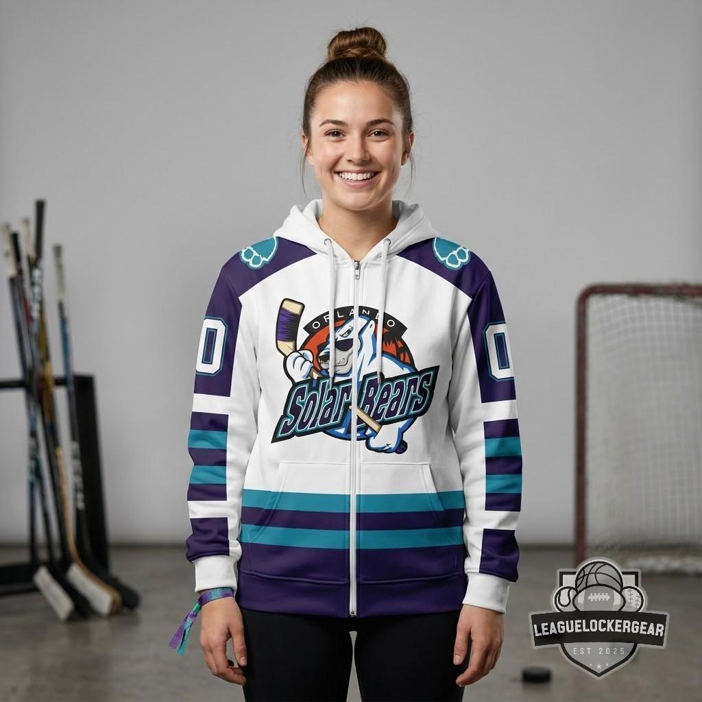 Orlando Solar Bears Personalized 2026 Throwback Hoodie - LeagueLockerGear