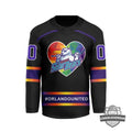 Orlando Solar Bears Personalized 2026 First Responders Appreciation V-shaped Hockey Jersey - LeagueLockerGear