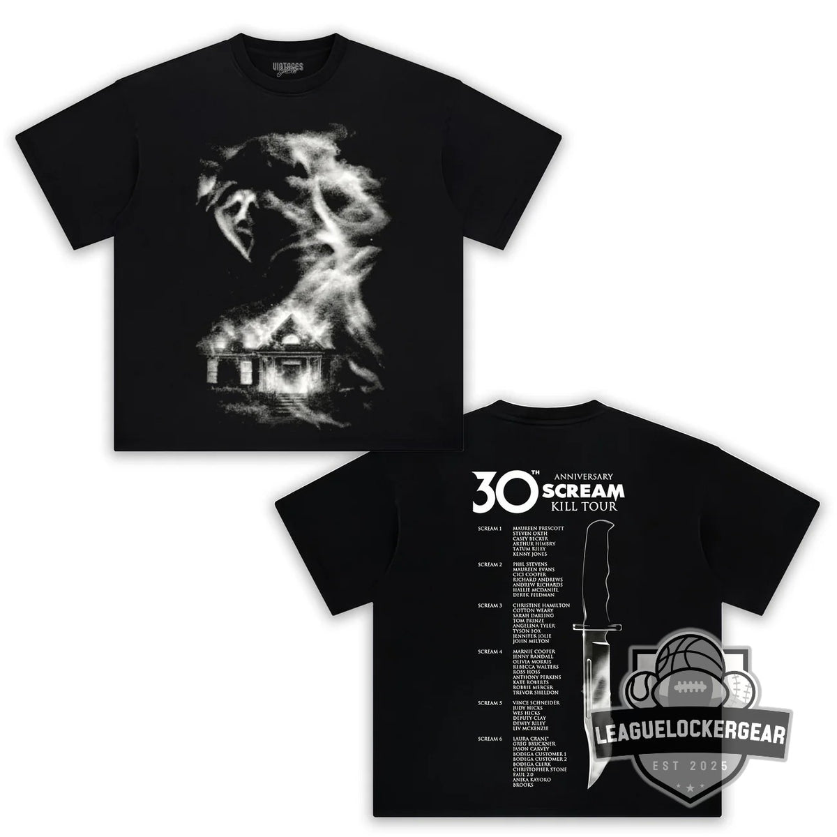 Scream 30th Anniversary Kill Tour T-Shirt - LeagueLockerGear