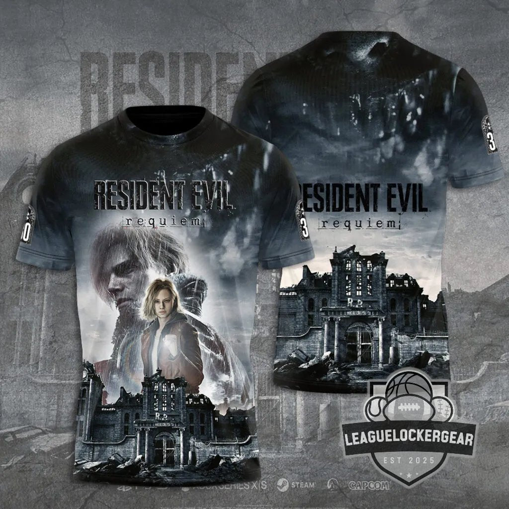 Resident Evil Requiem 30th Anniversary T-Shirt - LeagueLockerGear