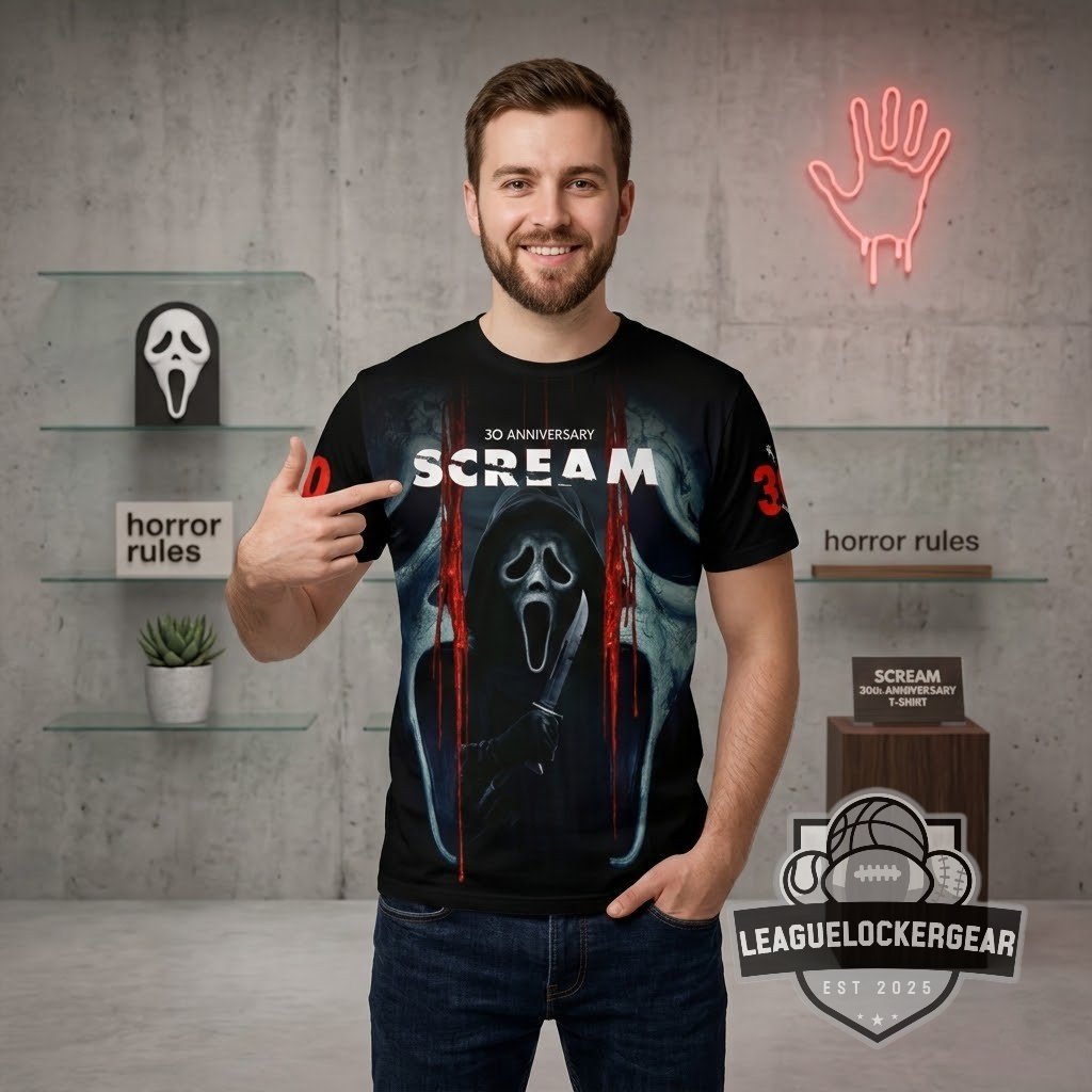 Scream 30th Anniversary 1996-2026 T-Shirt - LeagueLockerGear
