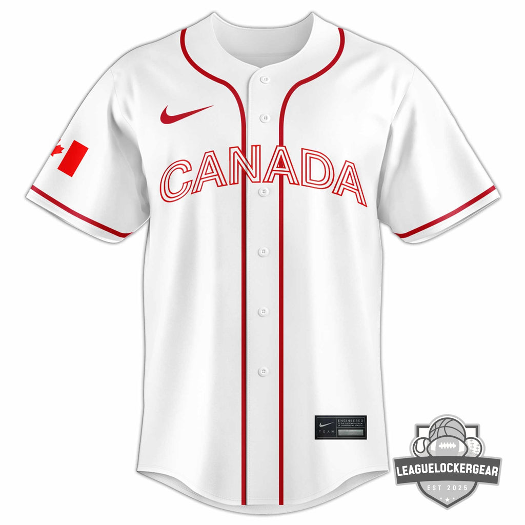 Canada World Baseball Classic 2026 Baseball Jersey - LeagueLockerGear