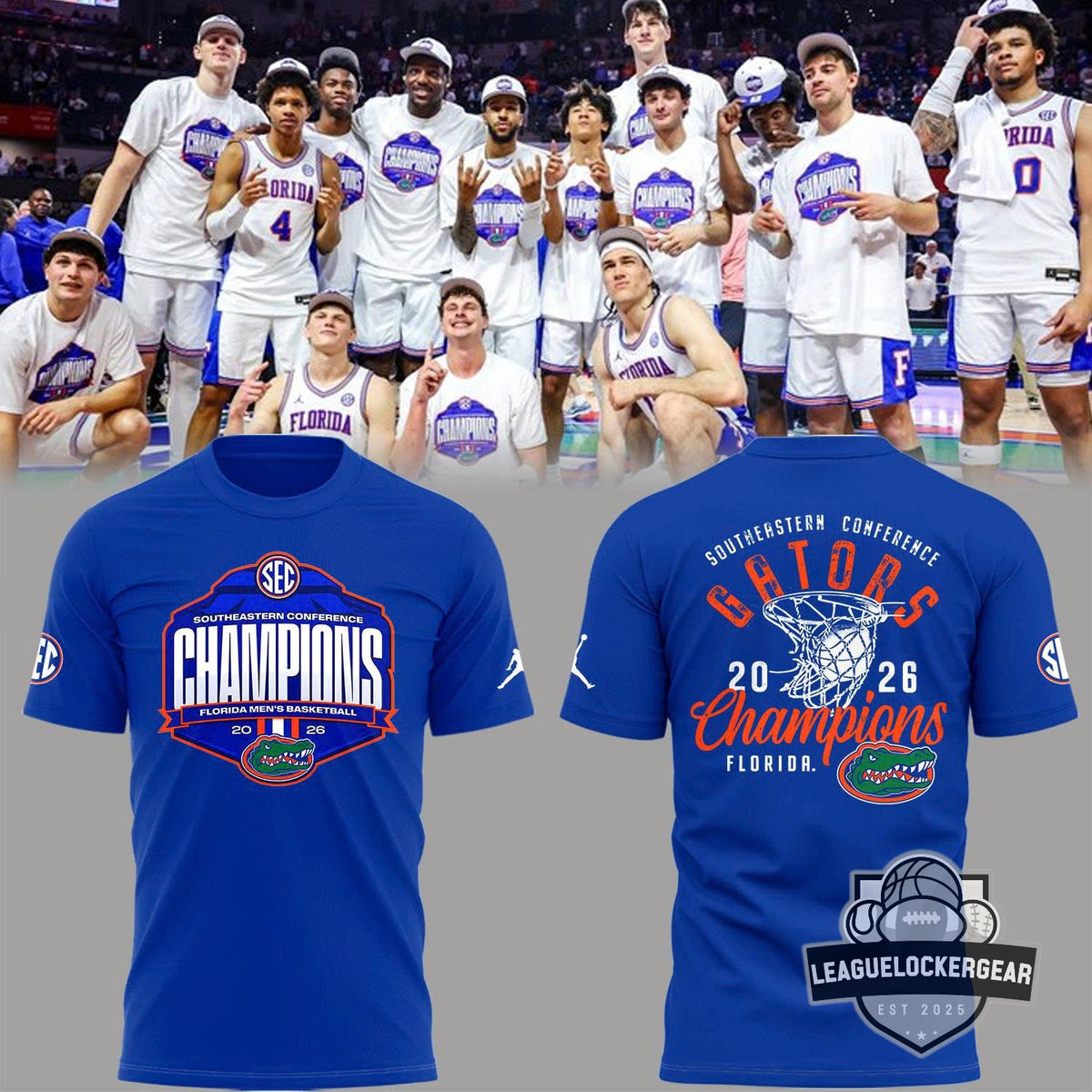 Florida Gators 2026 Southeastern Conference Champions T-Shirt - LeagueLockerGear