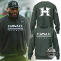 Hawaii Football Braddahhood Tapa Pattern Sweatshirt - LeagueLockerGear