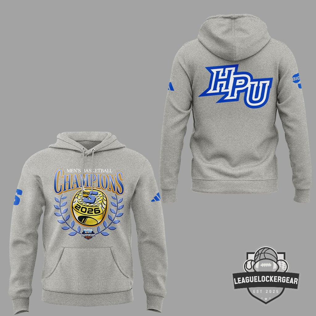 HPU High Point Panthers Big South 2026 Champions Hoodie - LeagueLockerGear