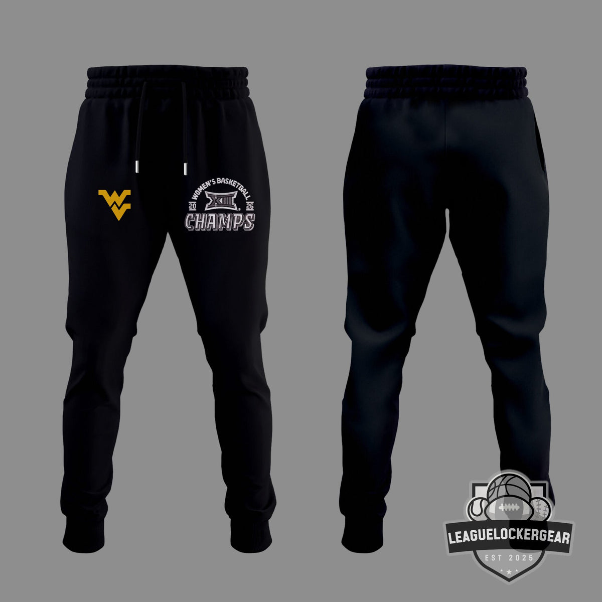 West Virginia Mountaineers 2026 Big 12 Tournament Champions Women's Basketball Hoodie - LeagueLockerGear
