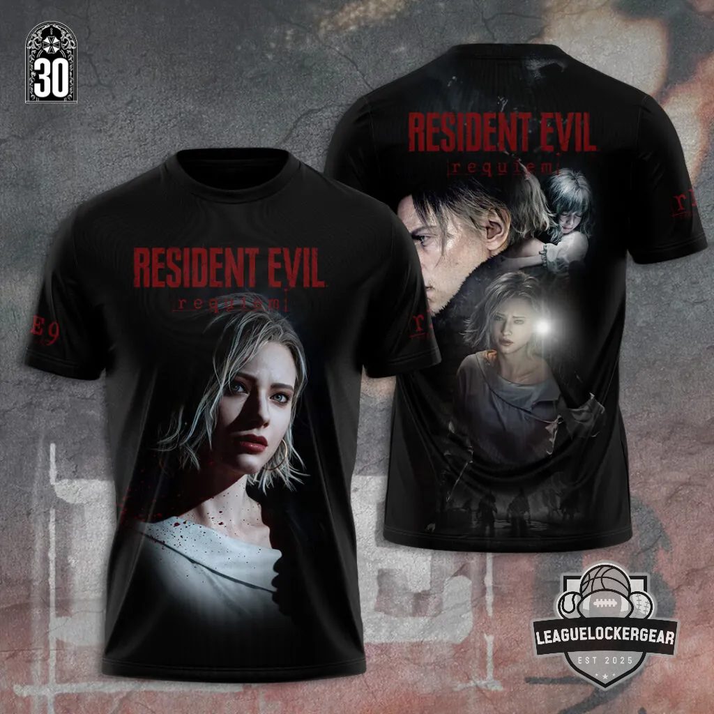 Resident Evil Requiem 3D T-Shirt - LeagueLockerGear