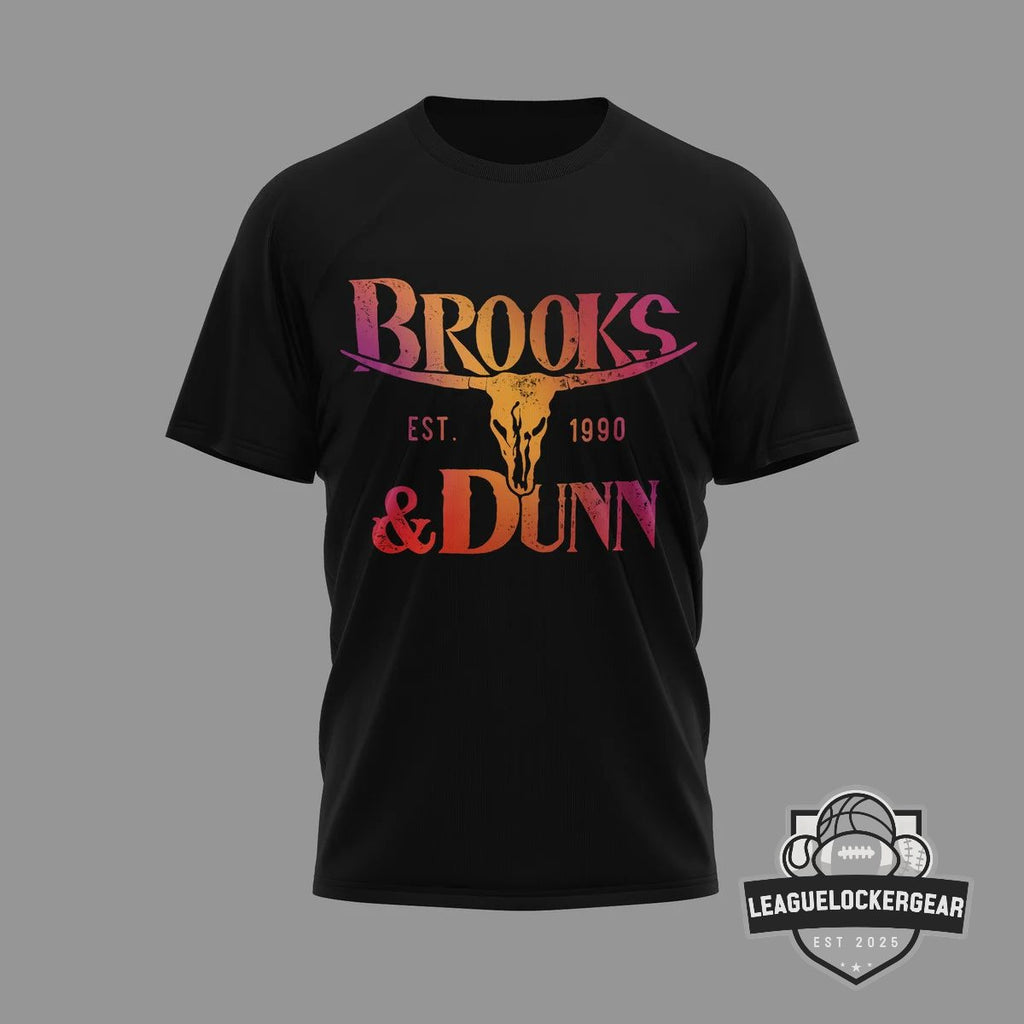 Brooks & Dunn Neon Moon Tour 2026 Signatures T-Shirt - LeagueLockerGear