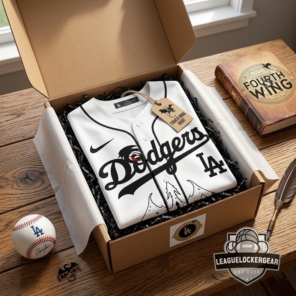 Los Angeles Dodgers Fourth Wing Night Baseball Jersey - LeagueLockerGear