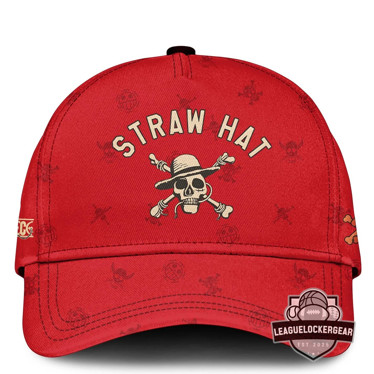 One Piece Straw Hat Pirates Neighbours Baseball Custom Name Sweatshirt - LeagueLockerGear