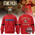 One Piece Straw Hat Pirates Neighbours Baseball Custom Name Sweatshirt - LeagueLockerGear