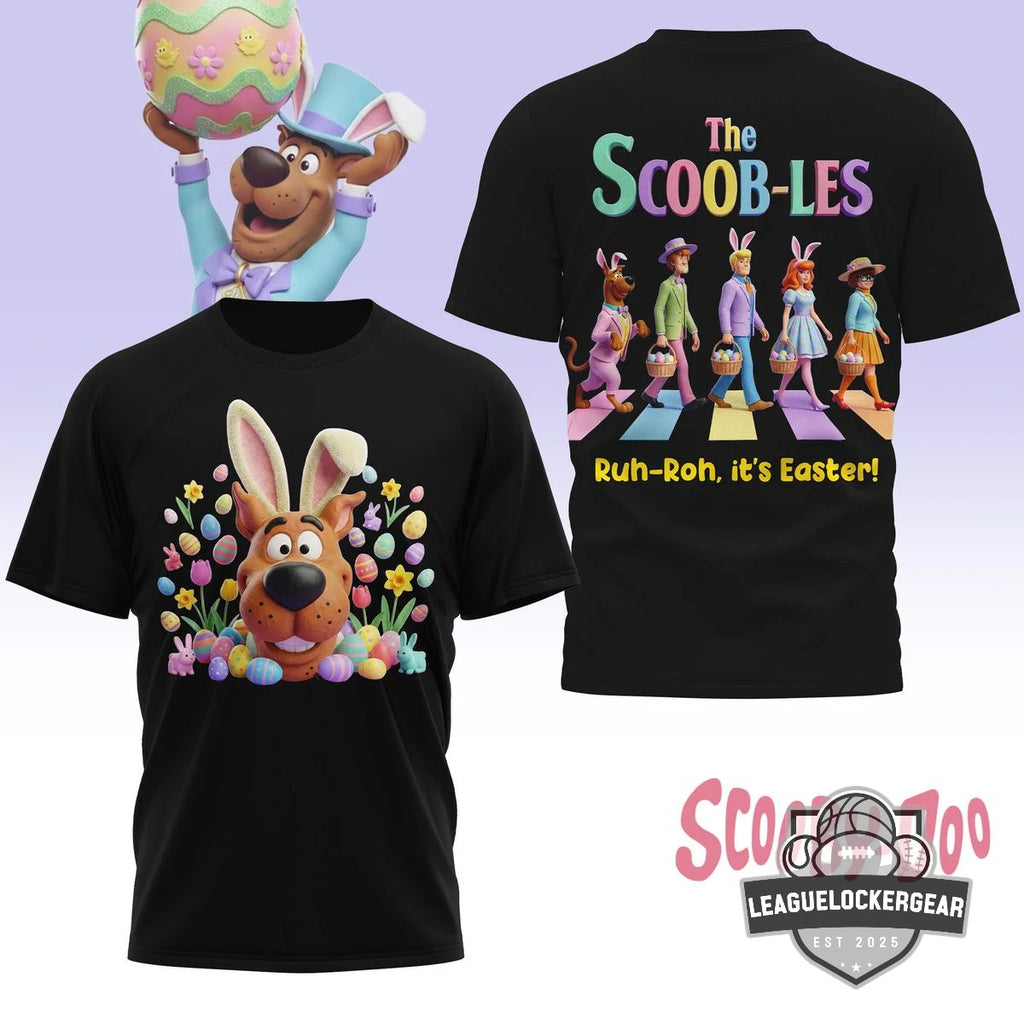 Scooby-Doo The Scoob-les Ruh-Roh It's Easter T-Shirt - LeagueLockerGear