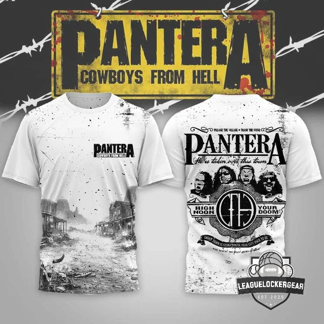 Pantera Cowboys From Hell All Over Print T-Shirt - LeagueLockerGear
