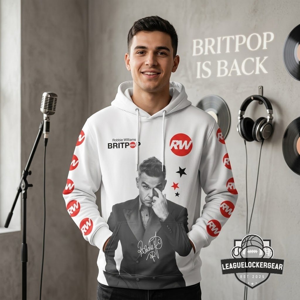 Robbie Williams Britpop 2026 Tour Hoodie - LeagueLockerGear