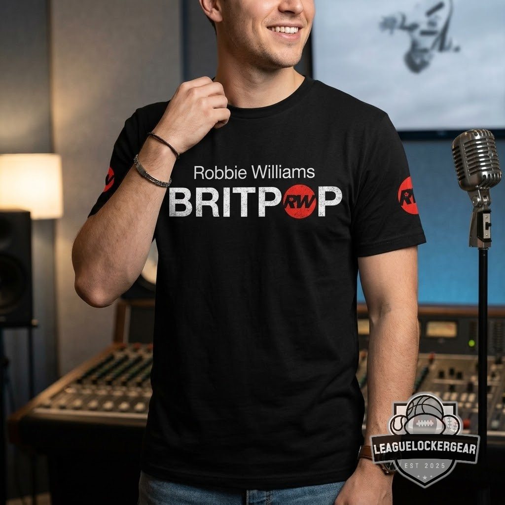 Robbie Williams Britpop Tour 2026 T-Shirt - LeagueLockerGear