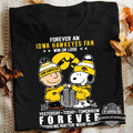 Snoopy Forever a Iowa Hawkeyes Fan T-Shirt - LeagueLockerGear