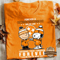 Tennessee Volunteers Snoopy Charlie Brown Forever A Fan T-Shirt - LeagueLockerGear