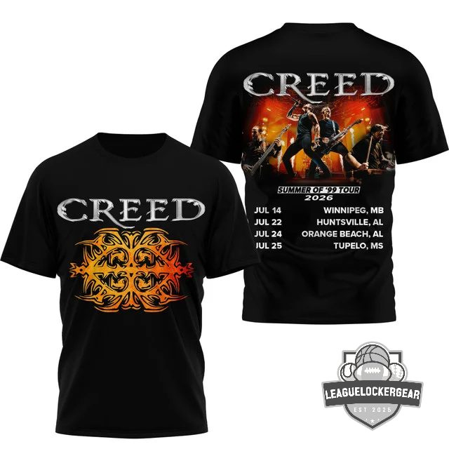 Creed Summer Of '99 Tour 2026 T-Shirt - LeagueLockerGear