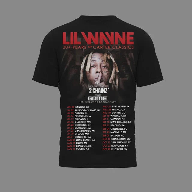 Lil Wayne 20+ Years Of Carter Classics Tour T-Shirt - LeagueLockerGear