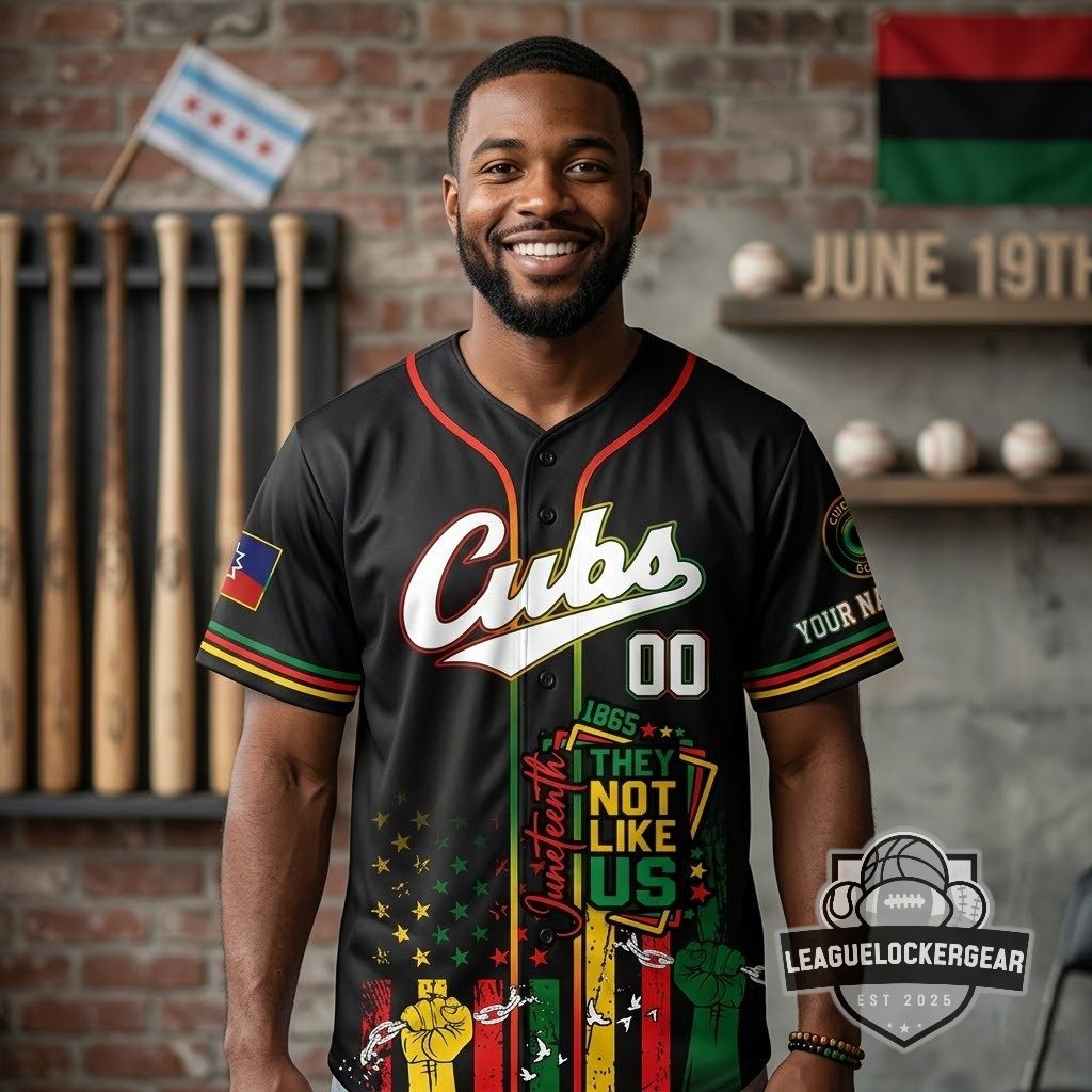 Chicago Cubs Juneteenth Freedom Day 2026 Baseball Jersey - LeagueLockerGear