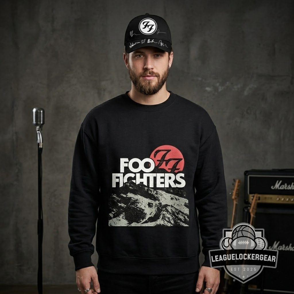 Foo Fighters Take Cover Tour 2026 Signed Sweatshirt - LeagueLockerGear
