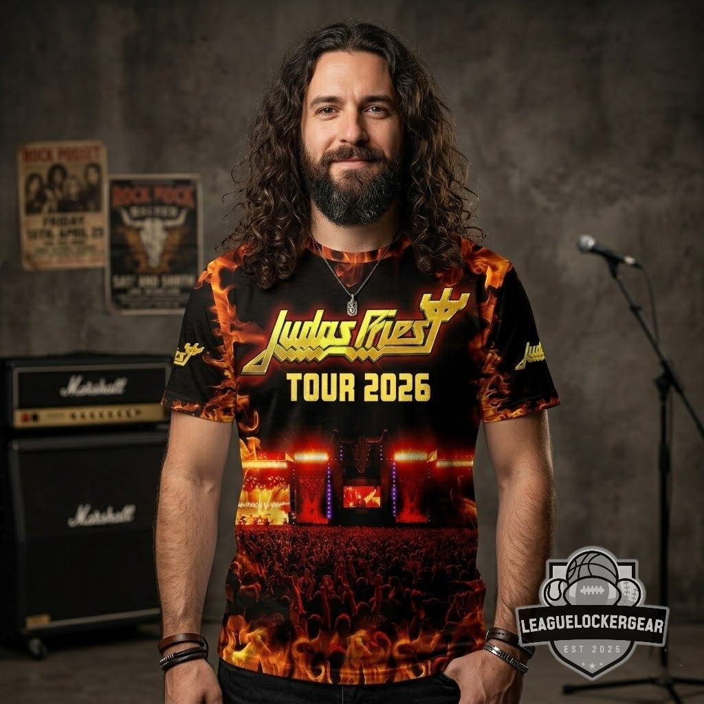 Judas Priest Tour 2026 T-Shirt - LeagueLockerGear