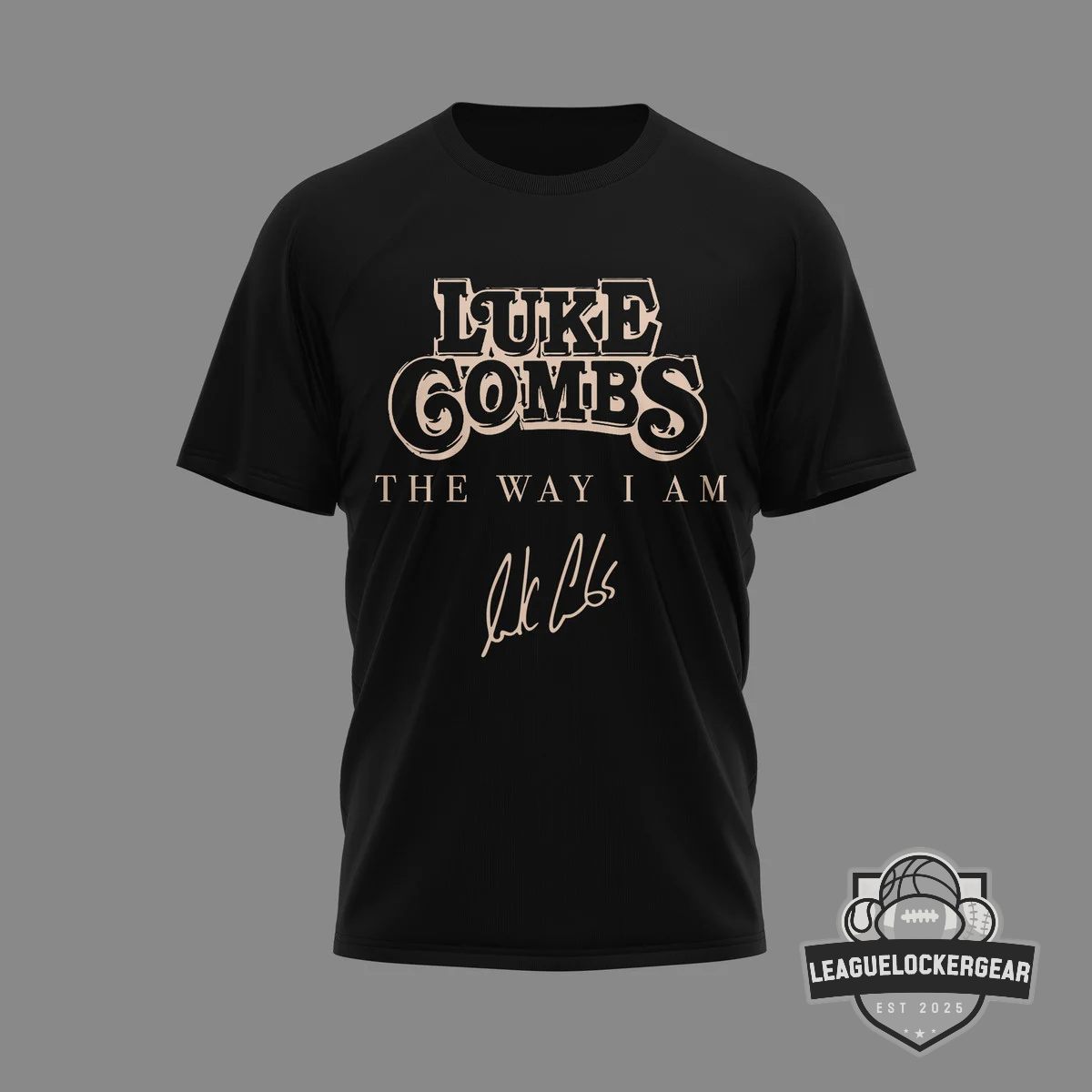 Luke Combs The Way I Am Signature T-Shirt - LeagueLockerGear
