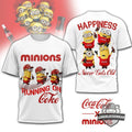 Minions Coca-Cola Running On Coke T-Shirt - LeagueLockerGear