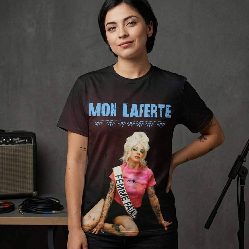 Mon Laferte Femme Fatale Tour 2026 T-Shirt - LeagueLockerGear