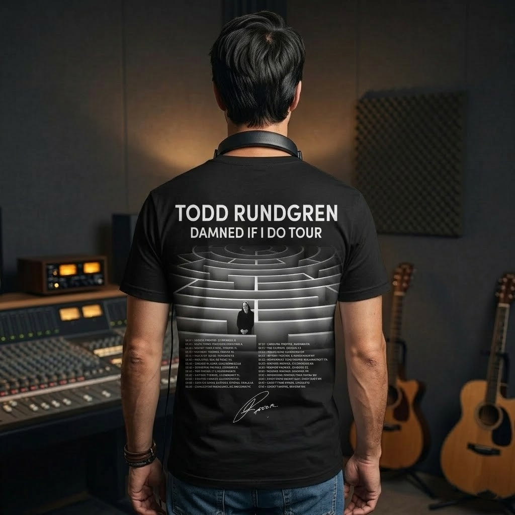 Todd Rundgren Damned If I Do Tour T-Shirt - LeagueLockerGear