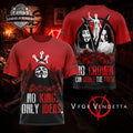 V for Vendetta No King Only Ideas 3D T-Shirt - LeagueLockerGear