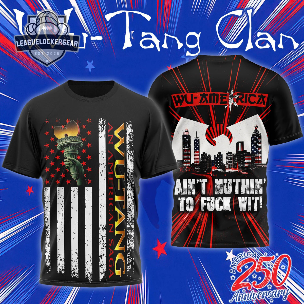Wu-Tang Clan America 250th Anniversary An American Saga T-Shirt - LeagueLockerGear