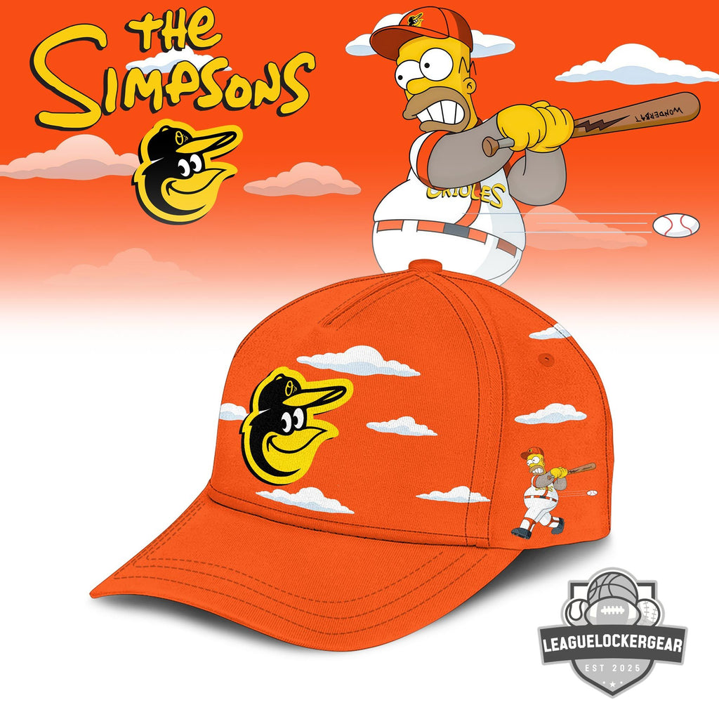 Baltimore Orioles x The Simpsons Baseball Jersey - LeagueLockerGear